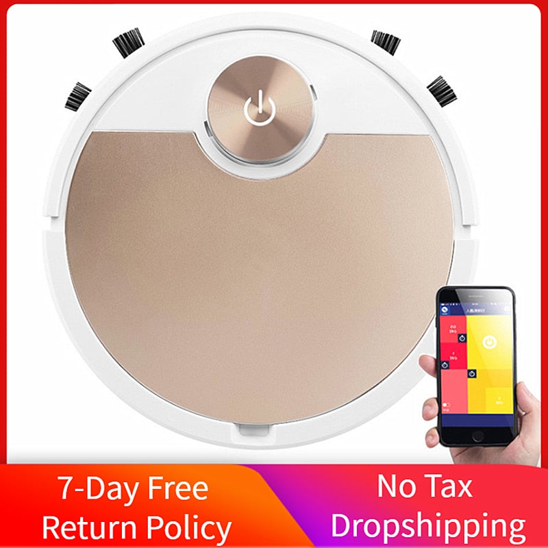 Wireless Smart Vacuum Cleaner Robot